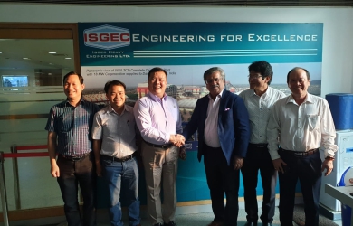 Chủ tịch tập đoàn Tinthanh Group thăm Isgec Ấn độ